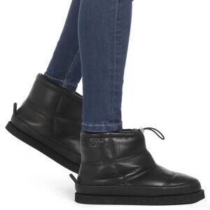 Kenzo Black Leather Kusco Boots size 6